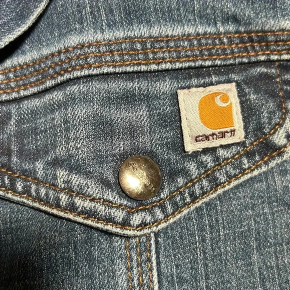 Carhartt Woman's Denim Jean Jacket - Picture 4 of 11